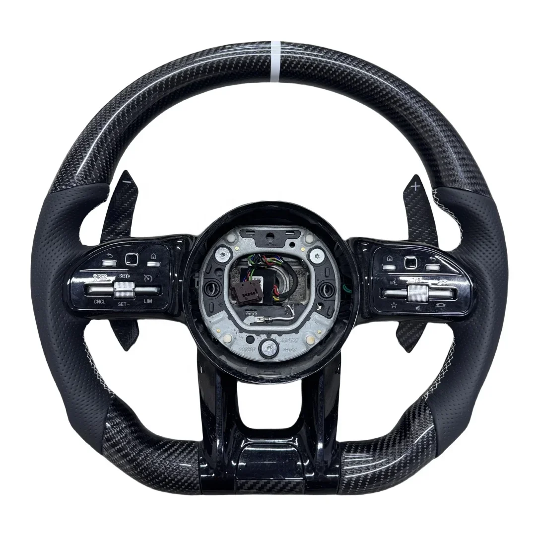 

Профессиональное рулевое колесо AMG для Mercedes-Benz S-Класса, V-Класса, W203, W205, W204, W213, W221, W222, C300 — Новое поколение, улучшенная версия