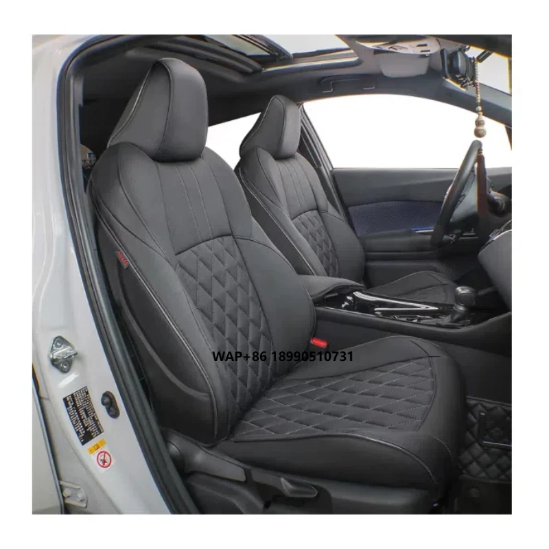 

EKR Custom Fit High-end Auto Interior Accessories Easy Install Full Set Leather Car Seat Covers for Chevrolet Malibu 2017 2018