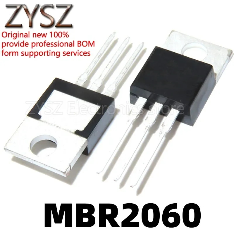 5PCS MBR2060CT Schottky diode 20A60V B2060G in-line TO-220