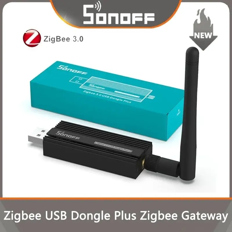 Zigbee 3.0 SONOFF Smart Switch Zigbee Dongle-E Dongle Plus Wireless Zigbee Gateway Analyzer Zigbee USB Interface with Antenna