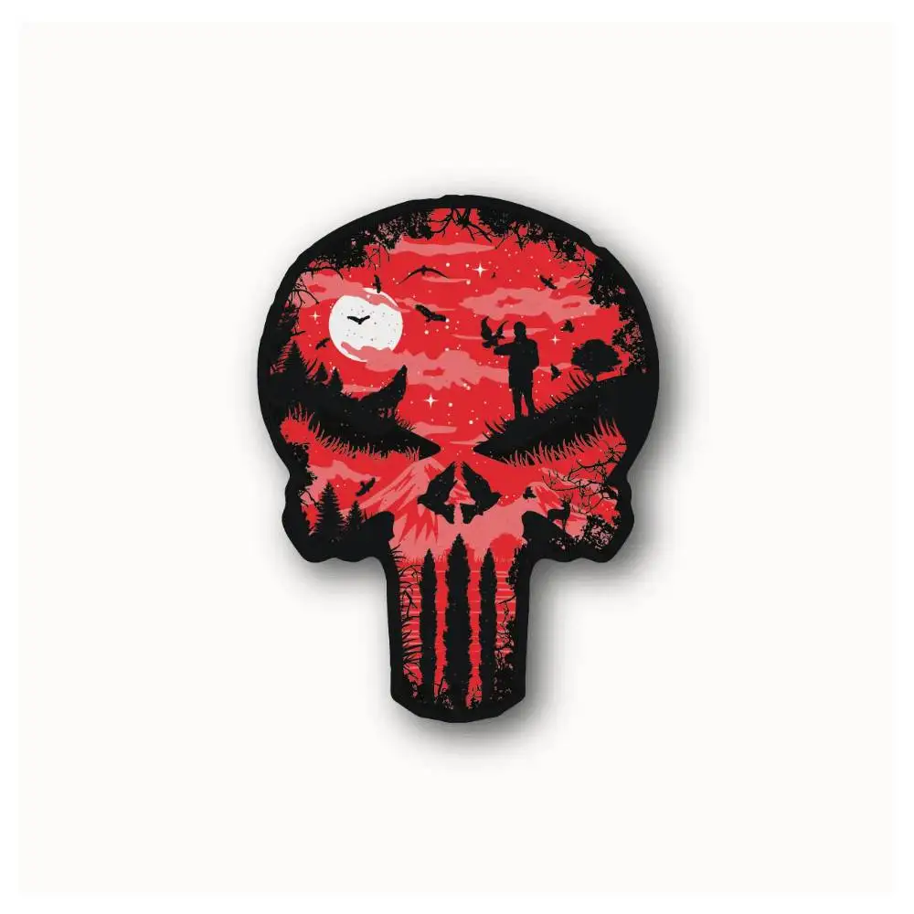 Skull Collage Waterproof Stickers For Decorating Car Windows Motorcycles And Computers.