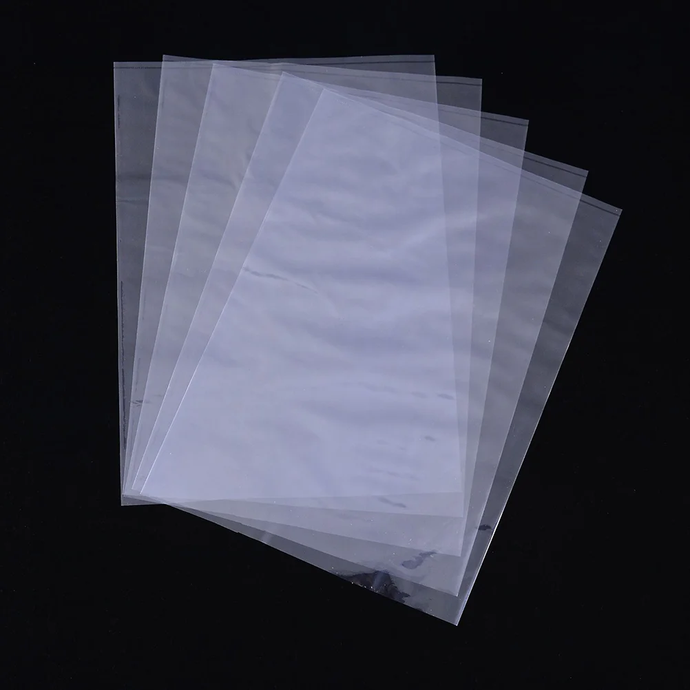 300 Pcs Transparent Shrink Bags Film Laminating Gift Basket Environment-friendly