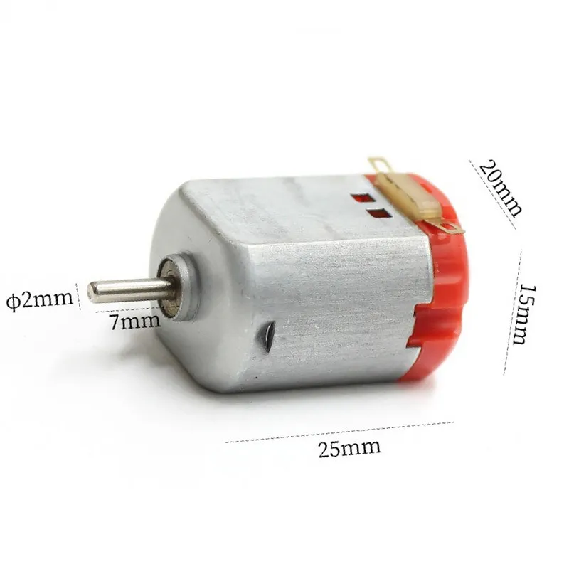 130- 2270-38 micro DC medium and high speed toy car motor 3V3.7V mini DIY multi-function small motor view 2