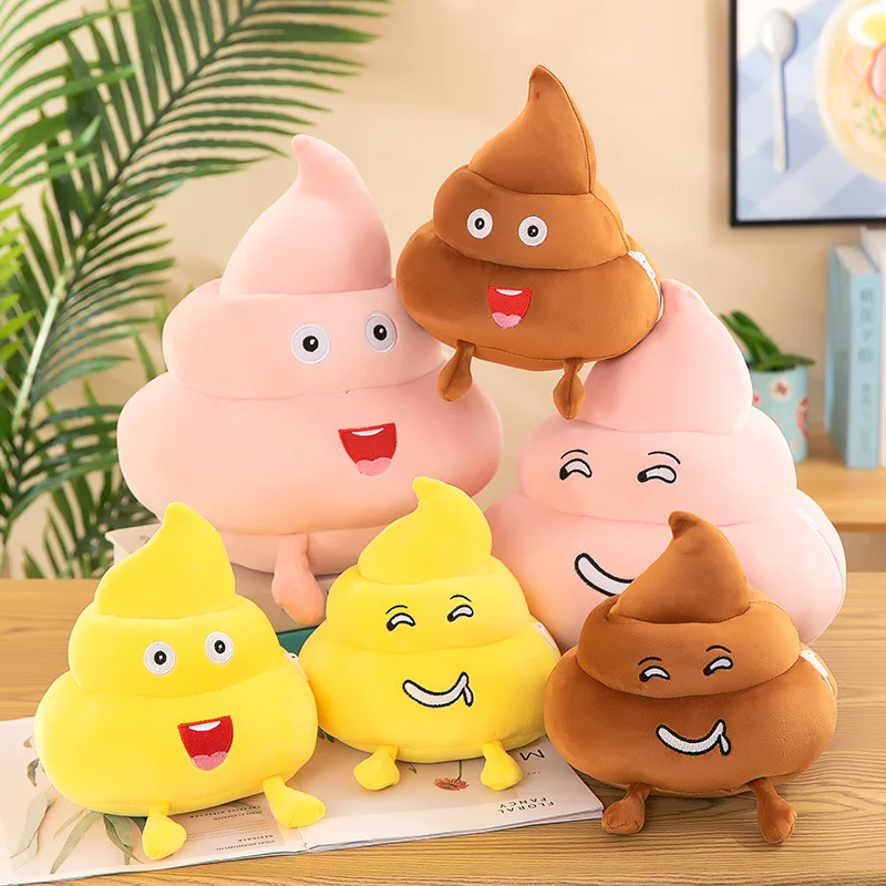 55cm Funny Plush Poop Toy Pillow Creative Poo Doll Dung Cushion for Kids Birthday Xmas Gift for Girls and Boys