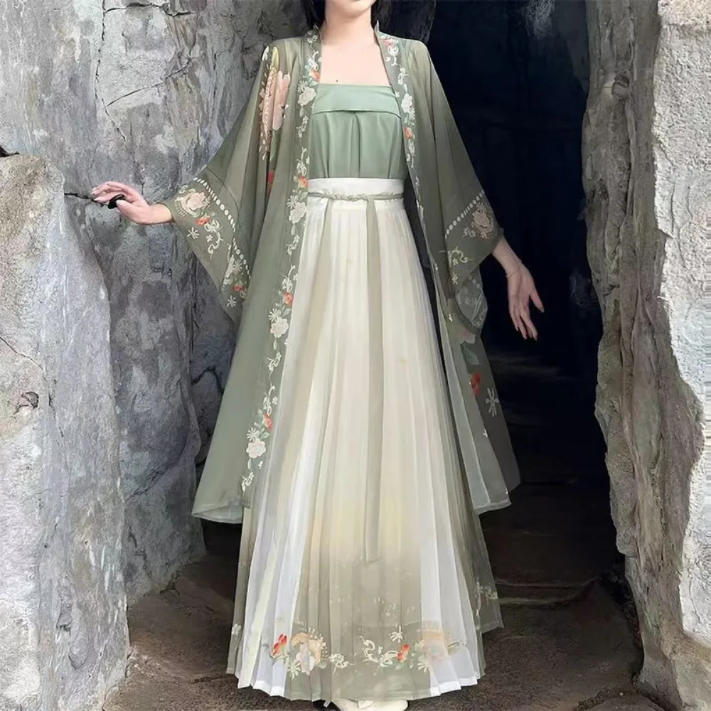 Chinese Traditional Hanfu Dress Female Song Dynasty Ancient Costumes Elegant Oriental Chinese Clothes Cosplay Hanfu Women Modern