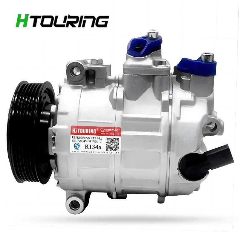 Denso Air Conditioner Compressor for Audi A3 A1 / Volkswagen Crafter Touran Rabbit Caddy Golf Passat EOS Tiguan CC 1K0820859T