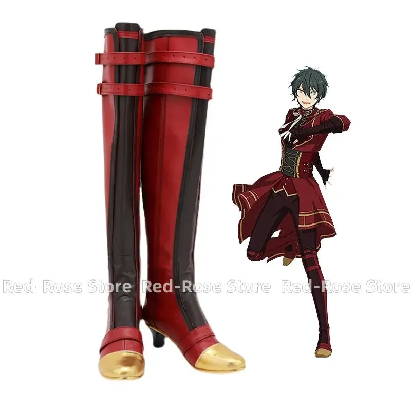 

Anime Ensemble Stars Kagehira Mika Cosplay Costumes Boots Shoes Halloween Christmas Party Custom Made