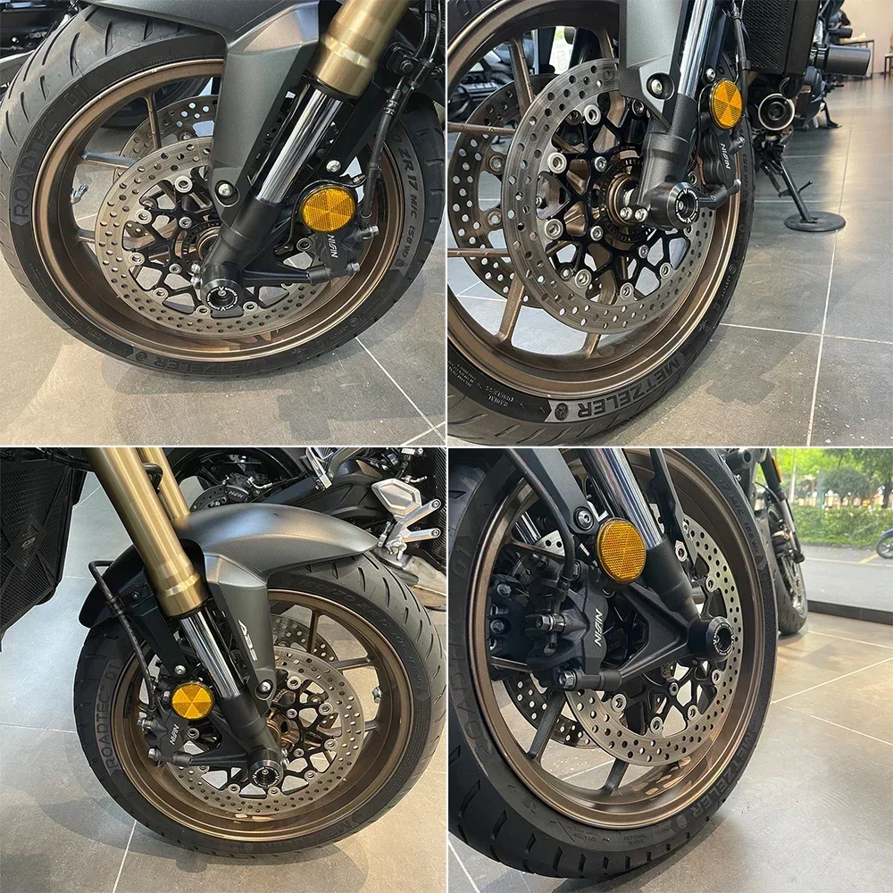 ホンダモーターサイクルフロントホイールフォークスライダー,アクスル,クラッシュスライダー,ホイールハブプロテクター,cbr600rr 2009-25