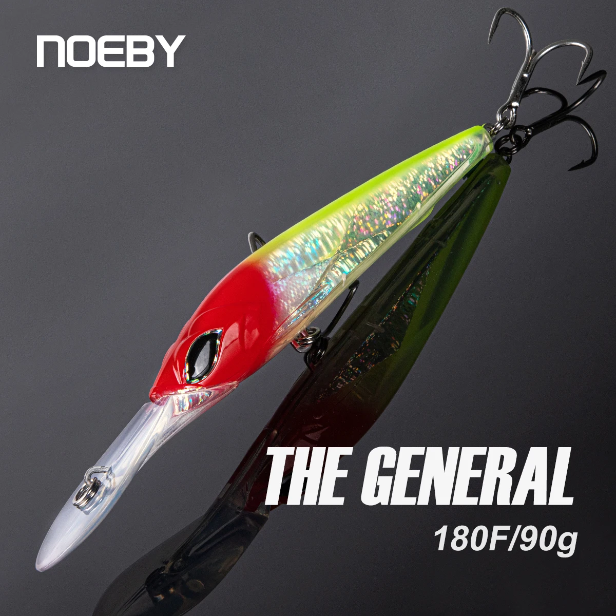 ノエビー-トローリングミノー-フィッシングルアー-180mm-90g-シンキング-ビッグゲーム-ウォブラー-人工ハードベイト-海水-gt-マグロ釣りルアー