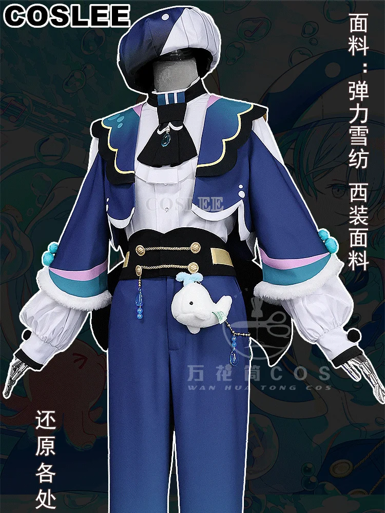 COSLEE Project Sekai Aoyagi Toya Cosplay Costume PJSK Fashion Cool Uniform Coat Pants Shirt Halloween Outfit Men Clothing S-XL