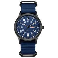 Montre de terrain TPW 2024, bracelet en tissu à lecture facile, affichage 24 heures, mouvement à Quartz 4