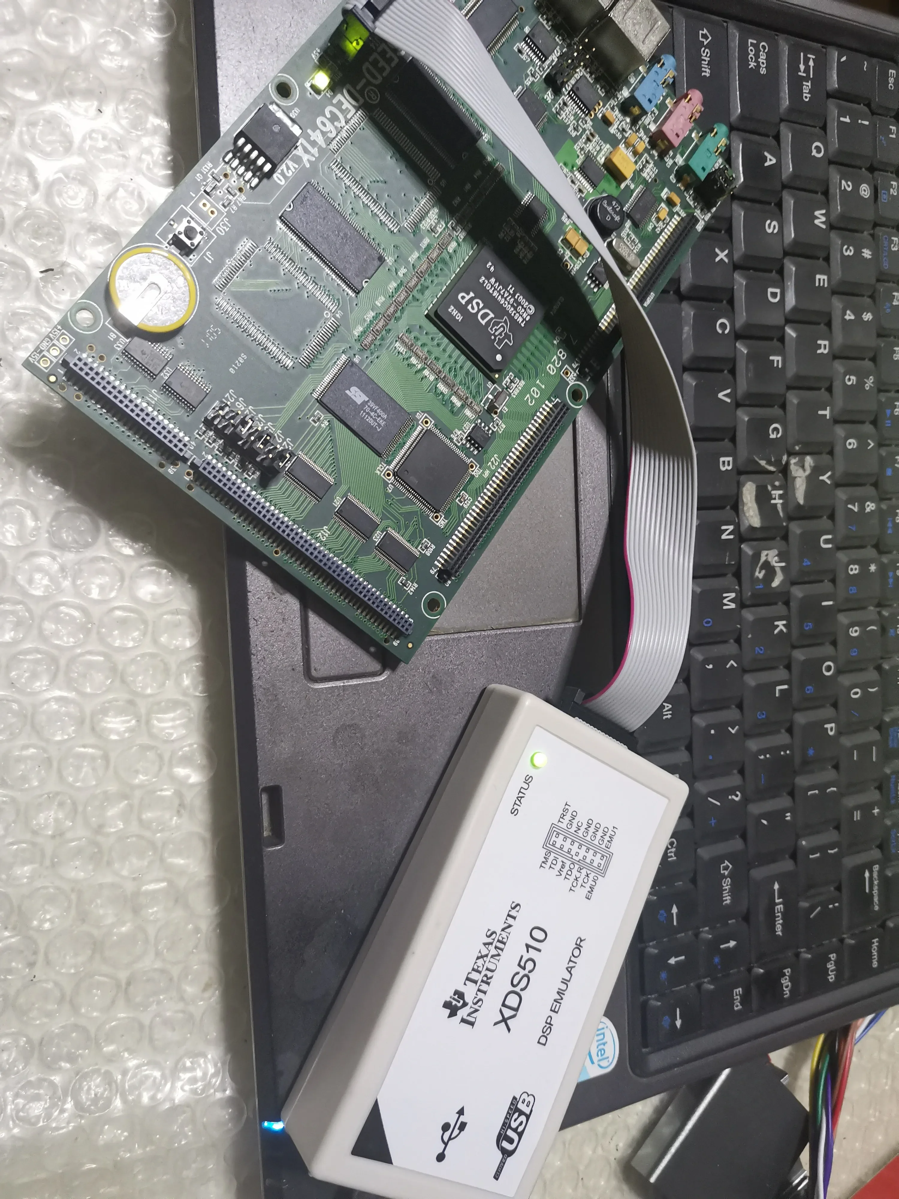 2026 new  emulator XDS510 PLUS DSPemulator TIccs3.3 DSP download line