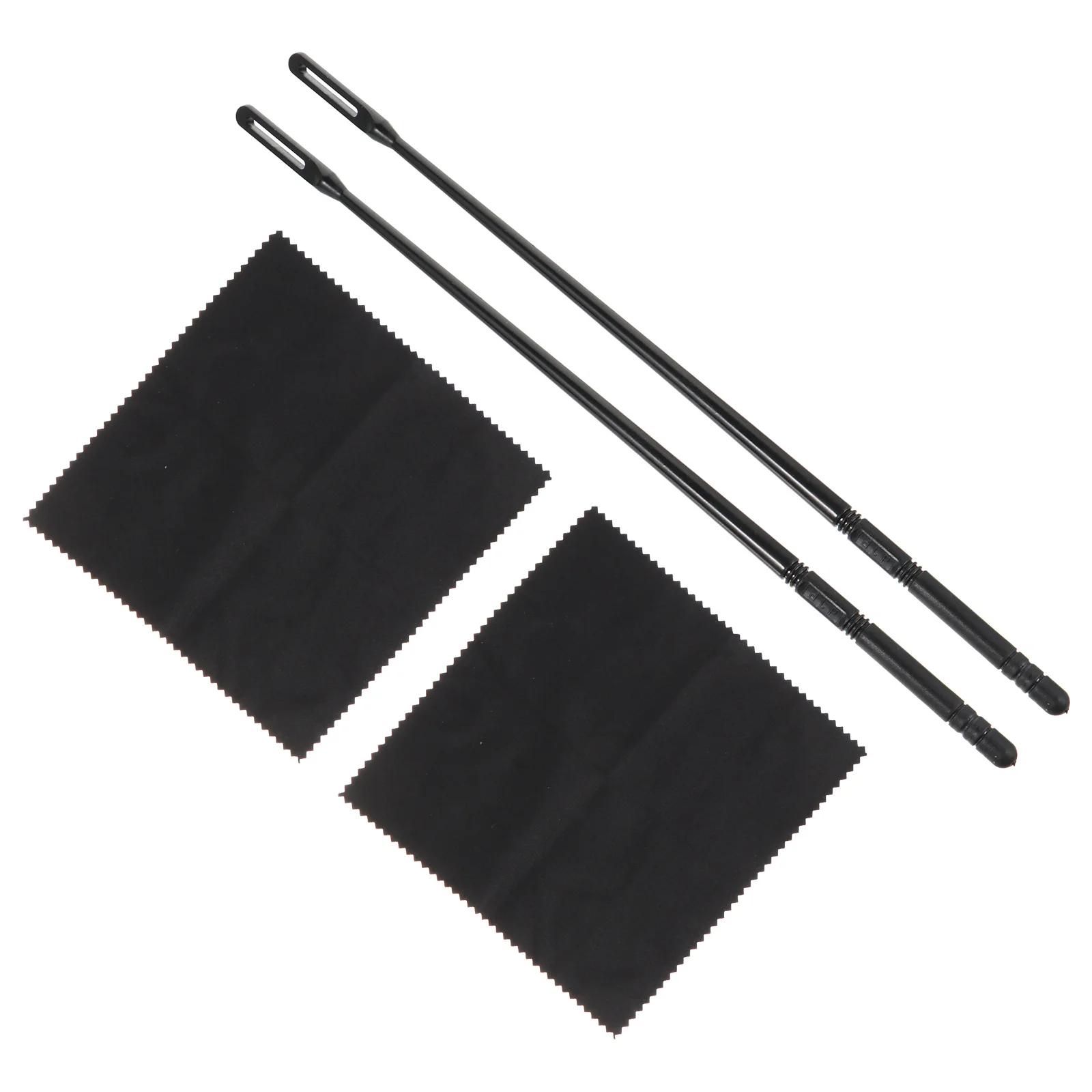 

4 Pcs Cleaning Flute Cloth for inside Pipe Cleaners Black Flute cleaning Supply