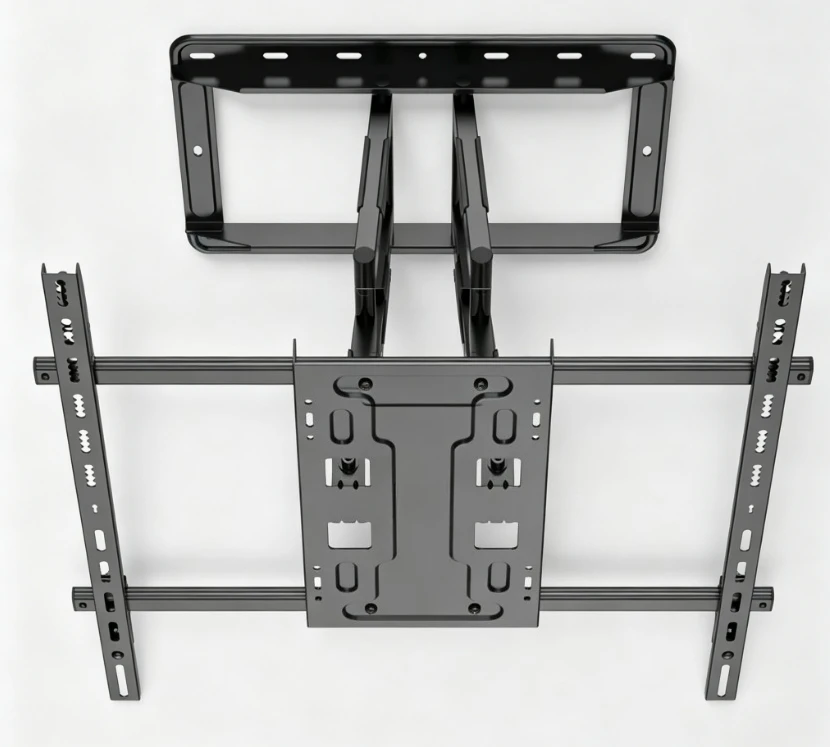 FY Universal Foldable Dual Joint TV Wall Mount Bracket VESA 300x300 600x600 For LED LCD TVs