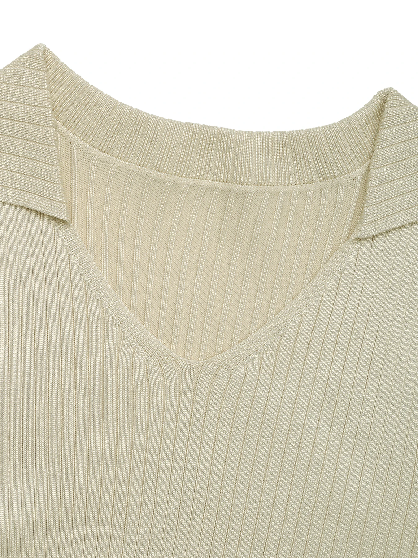 Women's WHITE Knitted Collared V Neck Lantern Sleeve Waist Tie Belt Bodycon Midi Dress Casual Party Autumn