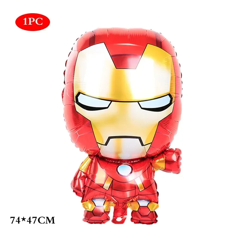 Children's Birthday Party Supplies Disney Avengers Cartoon Balloon Spider Man Iron Man