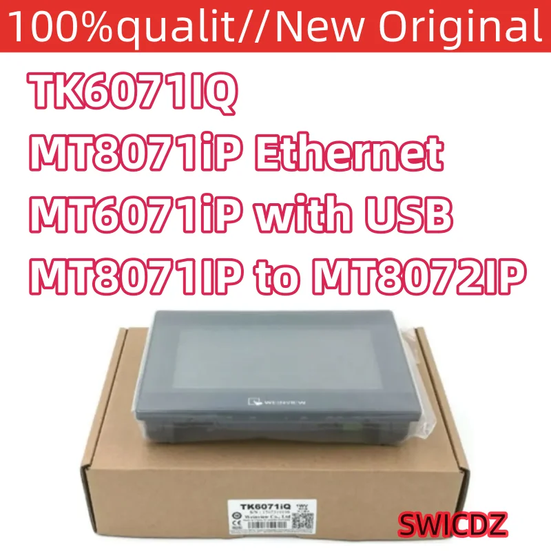 100% new original MT8072IP  TK6071iQ, MT8071IP, MT6071iP, TFT 800*480, garantia de 365 dias