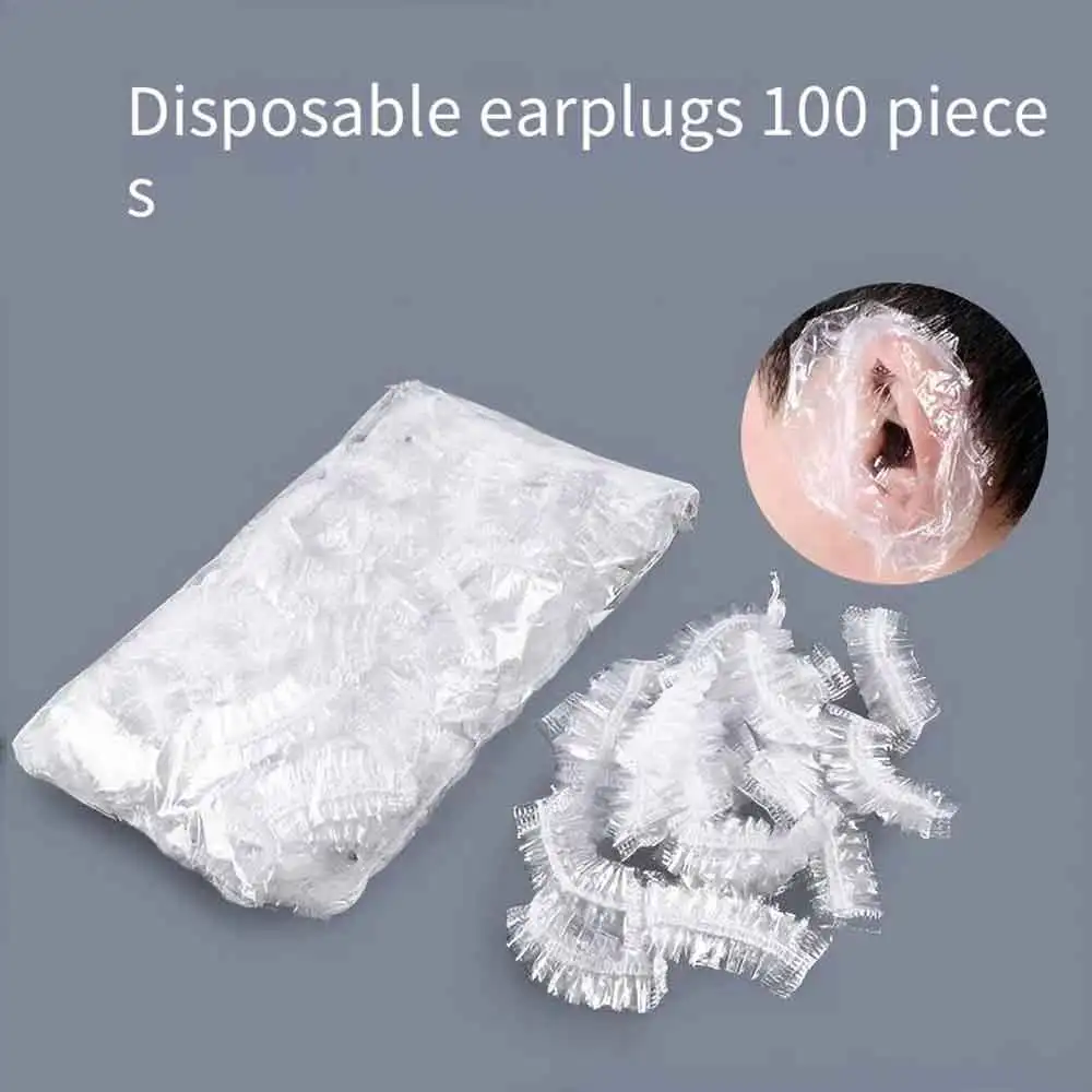 Disposable Ear 50/100pcs Covers – Hair Dyeing & Shower Ear Protectors, Earmuffs for Hairdressing, Salon, Barber & Bath Use