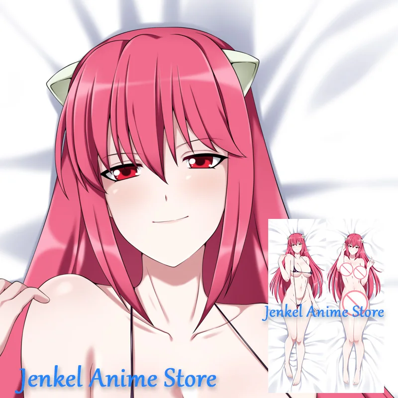 Dakimakura Lucy Elfen Lied Anime Pillowcase Life Size Double Sided Print Body Pillow Cover