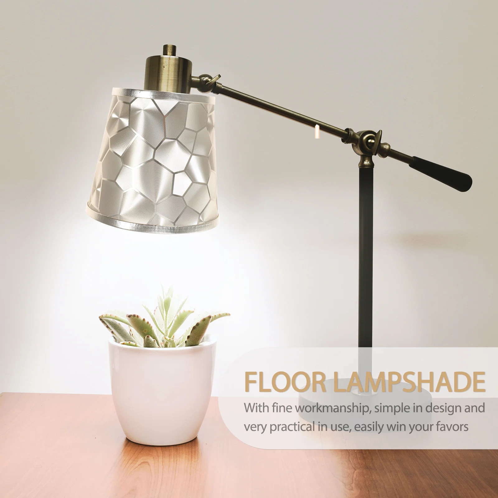 

Simple Lamp Shade Durable Soft Light for Bedside Table Desk Lamps Replacement Lamp Shade Cover Replacement Lampshades