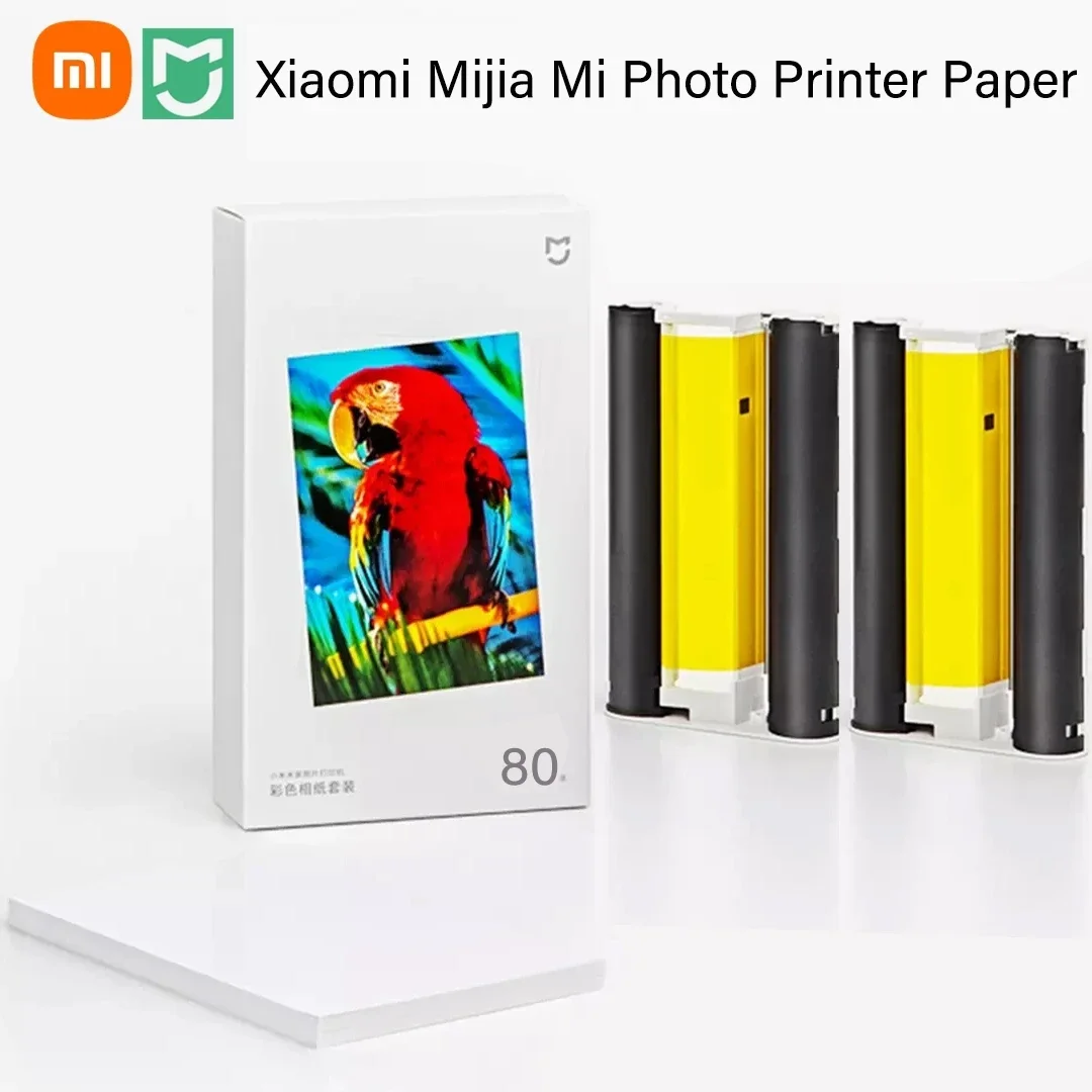 Xiaomi Mijia-フォトプリンター,印刷用品,カラーコーティングされた写真,6インチ