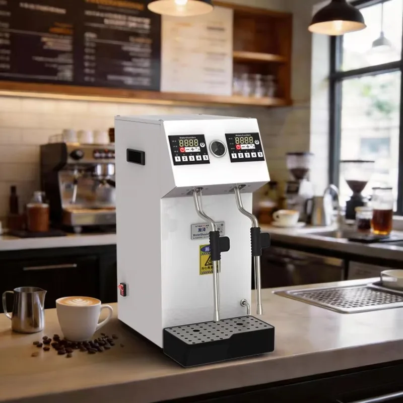 Fully Automatic Steam Milk Frother - 9-liter Capacity - Dual-steam Temperature-controlled Milk Tea Machine