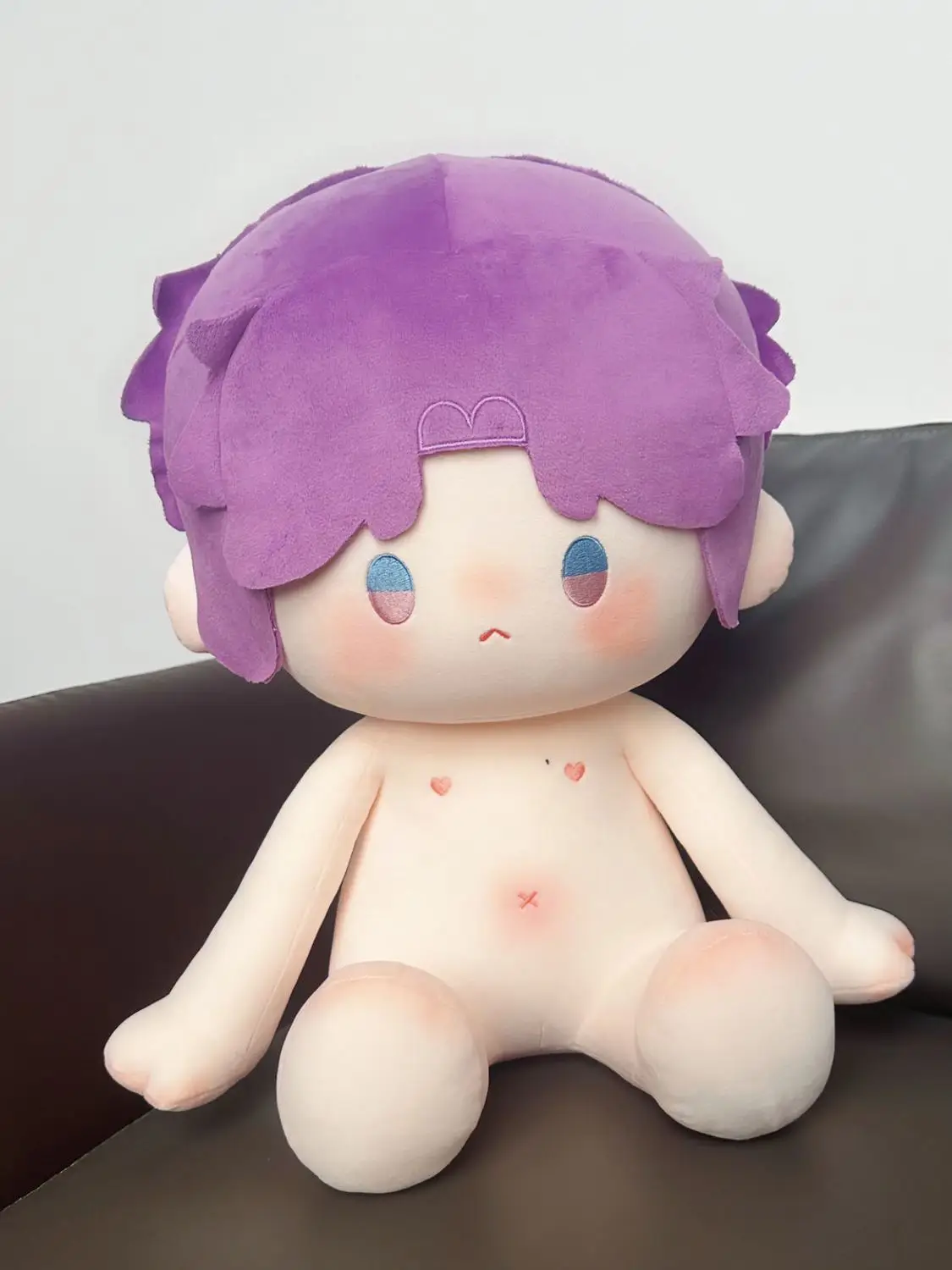 Pre-sale Chinese Game Love And Deepspace 40cm Plush Naked Dolls Qi Yu Plushie Doll Toy Figurine Models