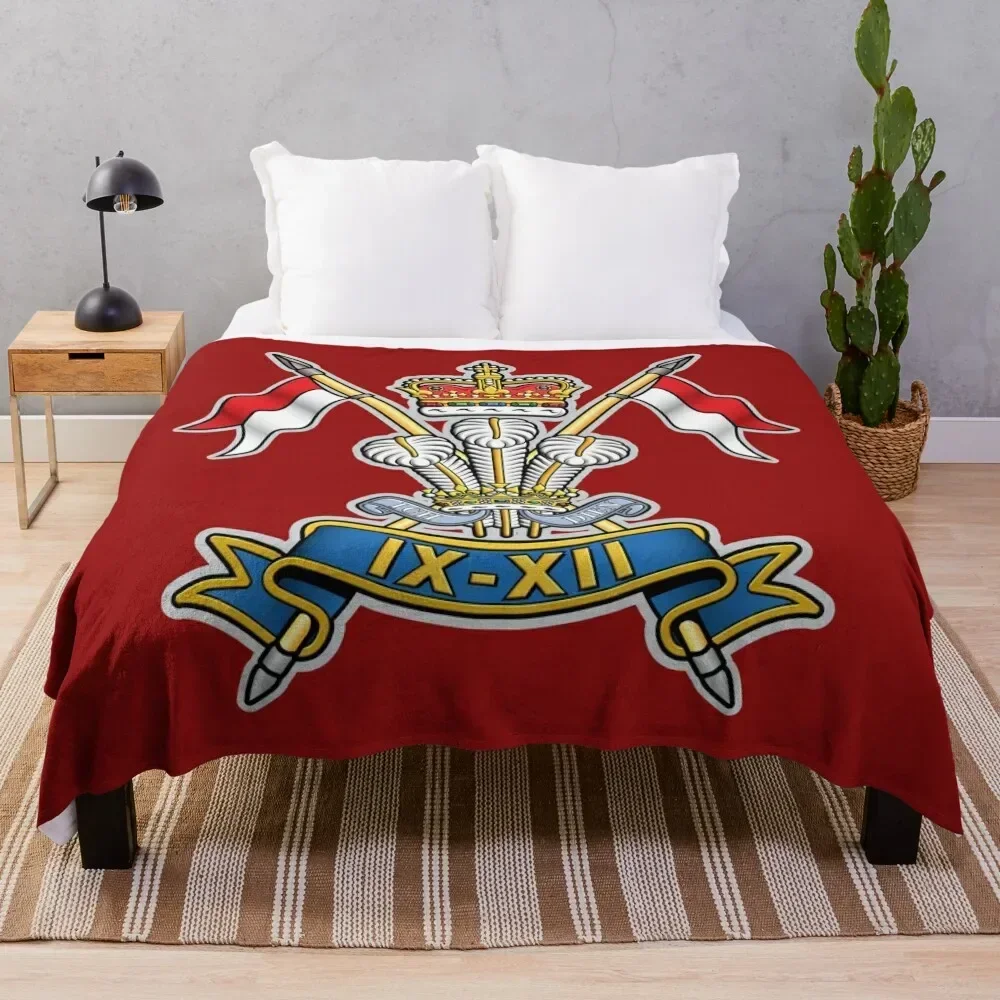 9TH-12TH ROYAL LANCERS (PRINCE OF WALES'S) Throw Blanket Multi-Purpose Soft Beds Designers Blankets