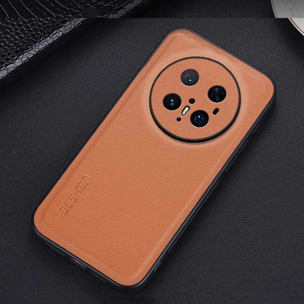 Funda de Teléfono de Cuero Mate Resistente a Impactos para Huawei Mate 70 Pro Mate 80 Pro Max, Cubierta Protectora Delgada y Precisa para la Cámara