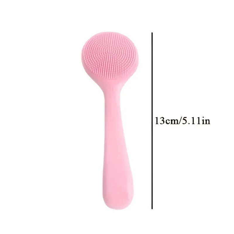 Soft silicone hand-feel face wash brush makeup remover blackhead cleansing tool portable beauty tool
