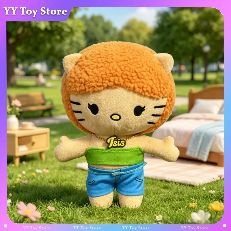 【Special Offer】 Orange Explosion Curly Hair Cat Plush Toy Kawaii Cat Plush Doll Home Ornament Collection Birthday Gift For Fans