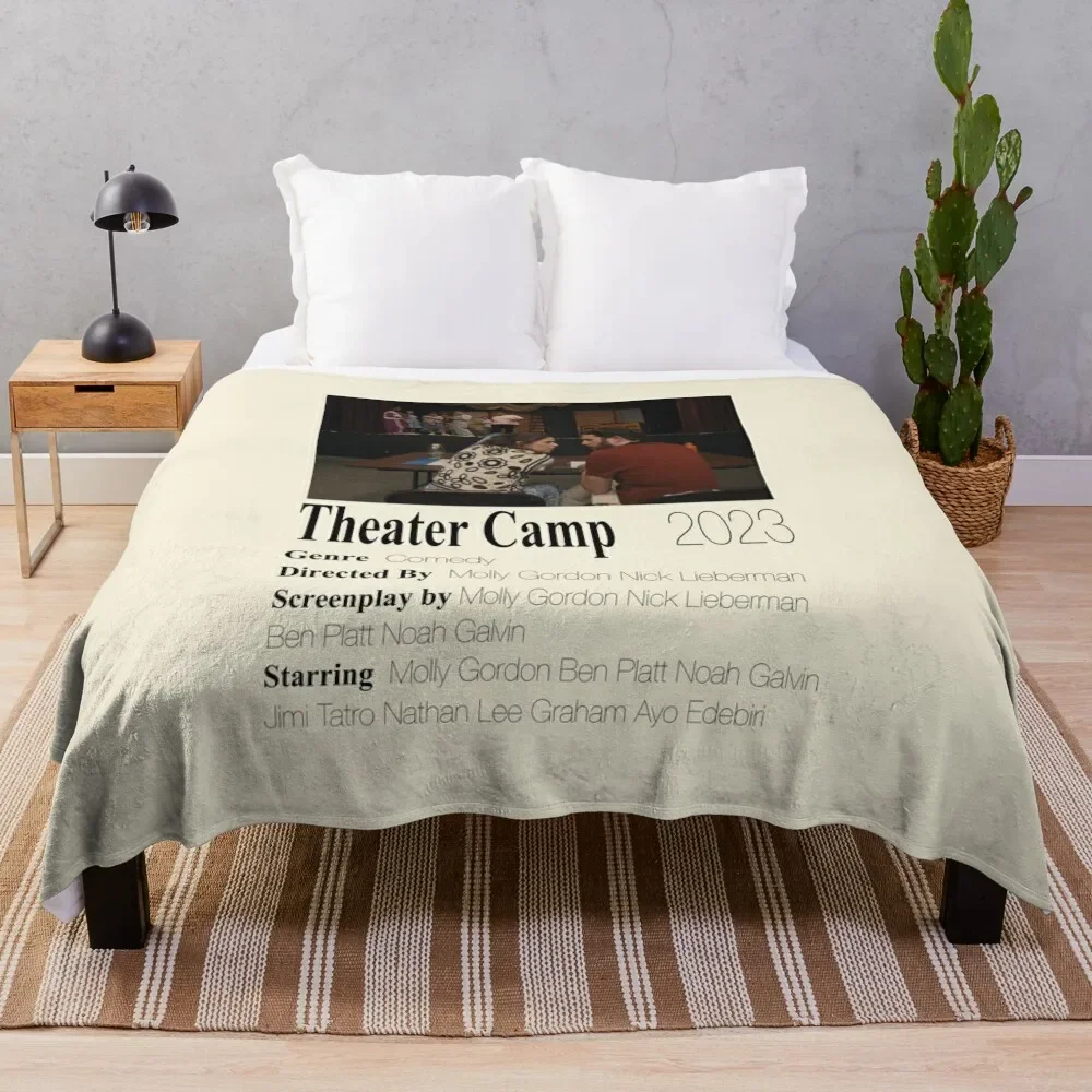 

Theater Camp Poster Throw Blanket Decorative Sofa Polar Luxury Designer Blankets Polar Blankets For Baby Blankets