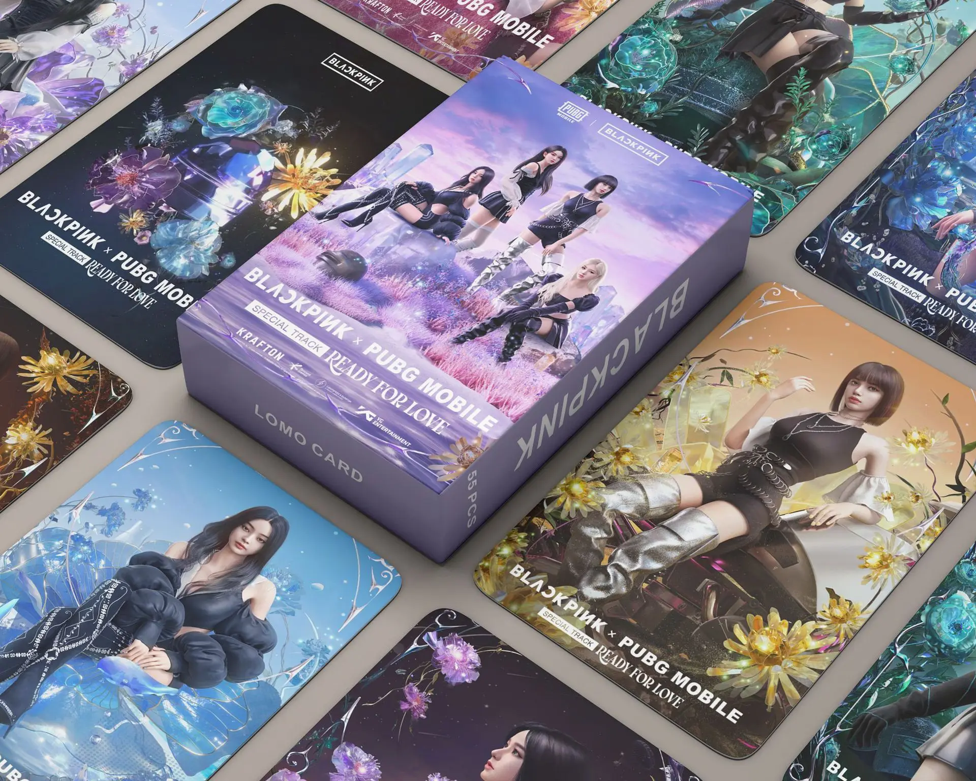 55pcs Kpop BP Small Card Collection Cards Jennie Lisa Rose Jisoo Lomo Cards Postcard Photo Print Solo Card Fans Gift