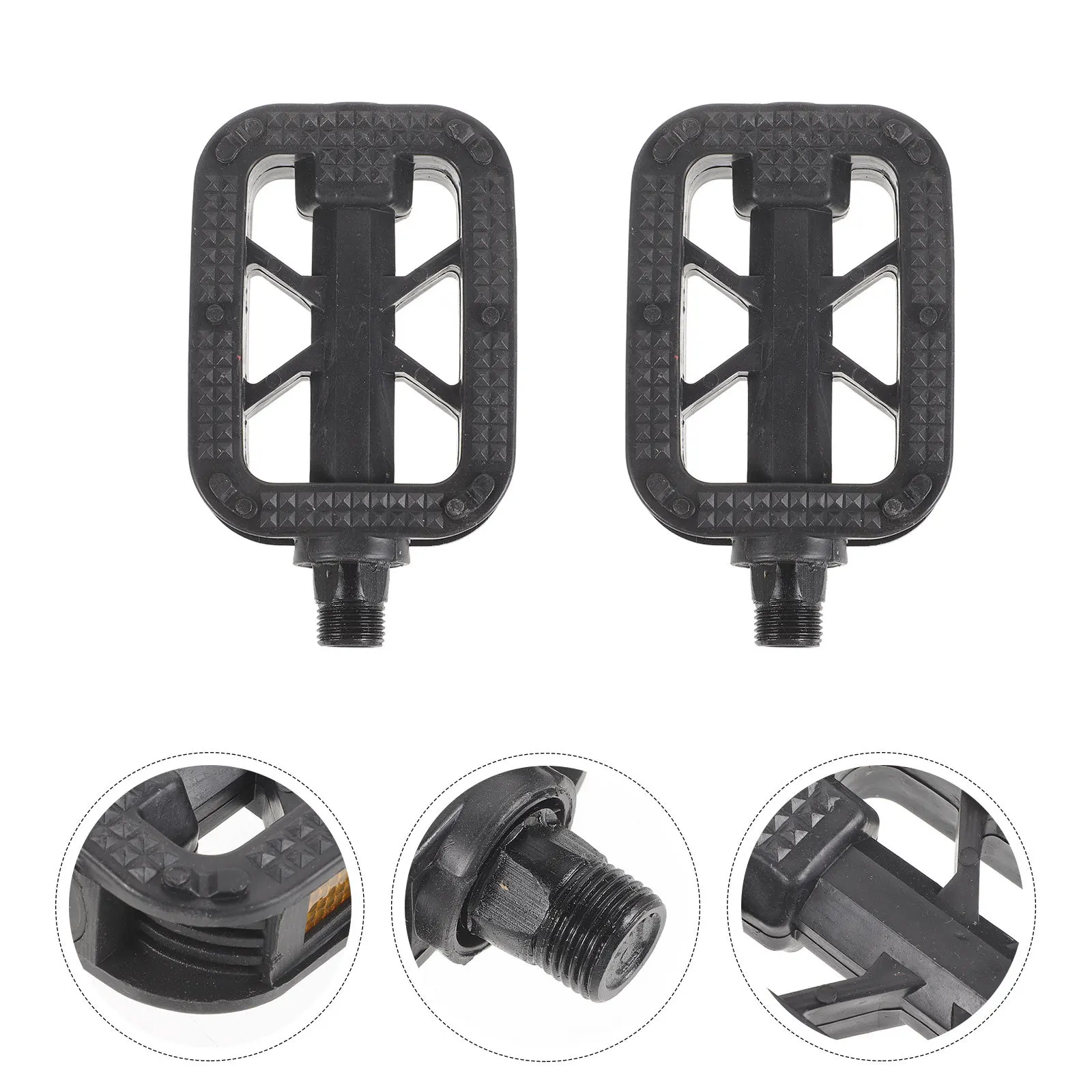 1Pair Bike Pedals Anti-Skid Pedals Compact Size Lightweight Suitable for Various Bikes Bike Pedal Pedal Cycling Accessories