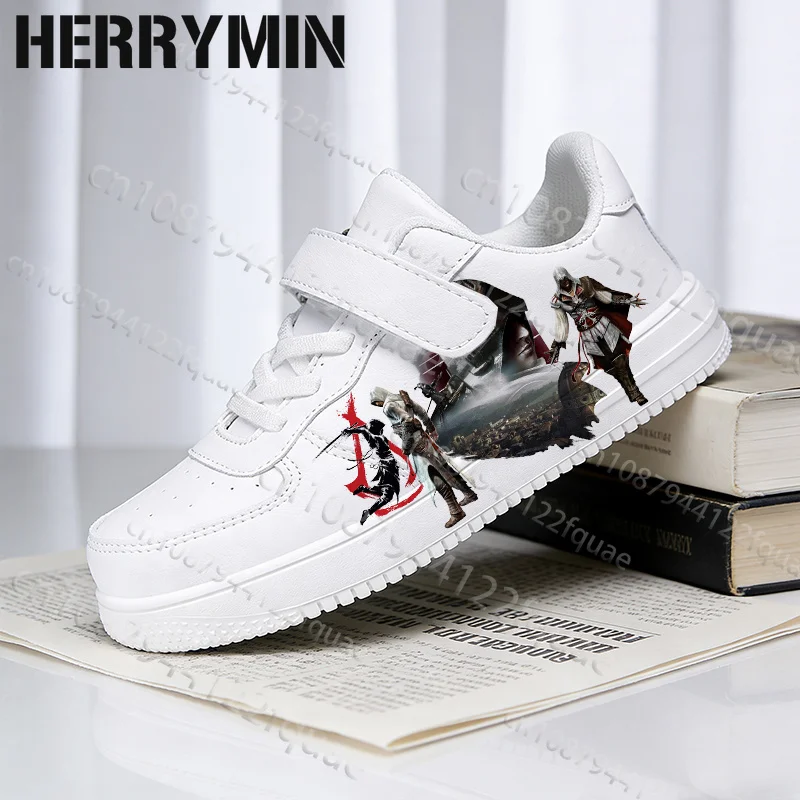 New Hot A-Assassin's Creeds 7-18 Year Old Boys Girls Leisure Comfortable Soft Sports Shoes Parent Child Shoes Woman