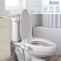 New Bidet Attachment Left Side Bidet Non-electric 2/3 Modes Bidet For Toilet Seat  Bidets Two Nozzles Self Cleaning Nozzle