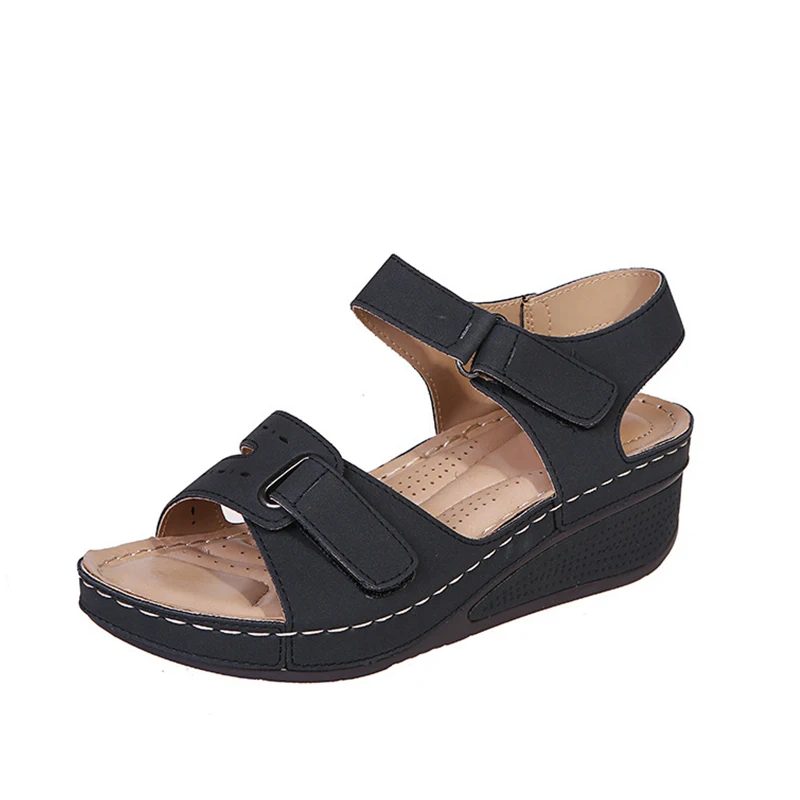 2024 New Sandals Shoes Women Soft Women's Sandals Slip On Open Toe Walking Shoes Slipper Party Footwear Female Zapatillas Muje image 5