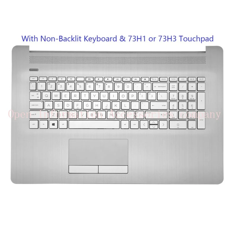 New For HP 17-BY 17-CA Palmrest Non-Backlit Keyboard PTP Touchpad ODD L92785-001