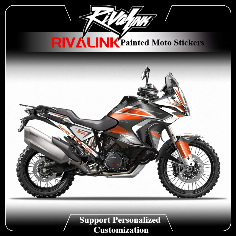 For KTM 1290ADV Adventure 2021 2022 2023 2024 Motorcycle Stickers Kit 3M Anti-scratch Customize Full Body Graphics Decals