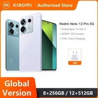 Xiaomi Redmi Note 13 Pro 5G Smartphone Snapdragon® 7s Gen 2 200MP OIS Camera 67W Turbo Charging 1.5K 120Hz AMOLED Display NFC