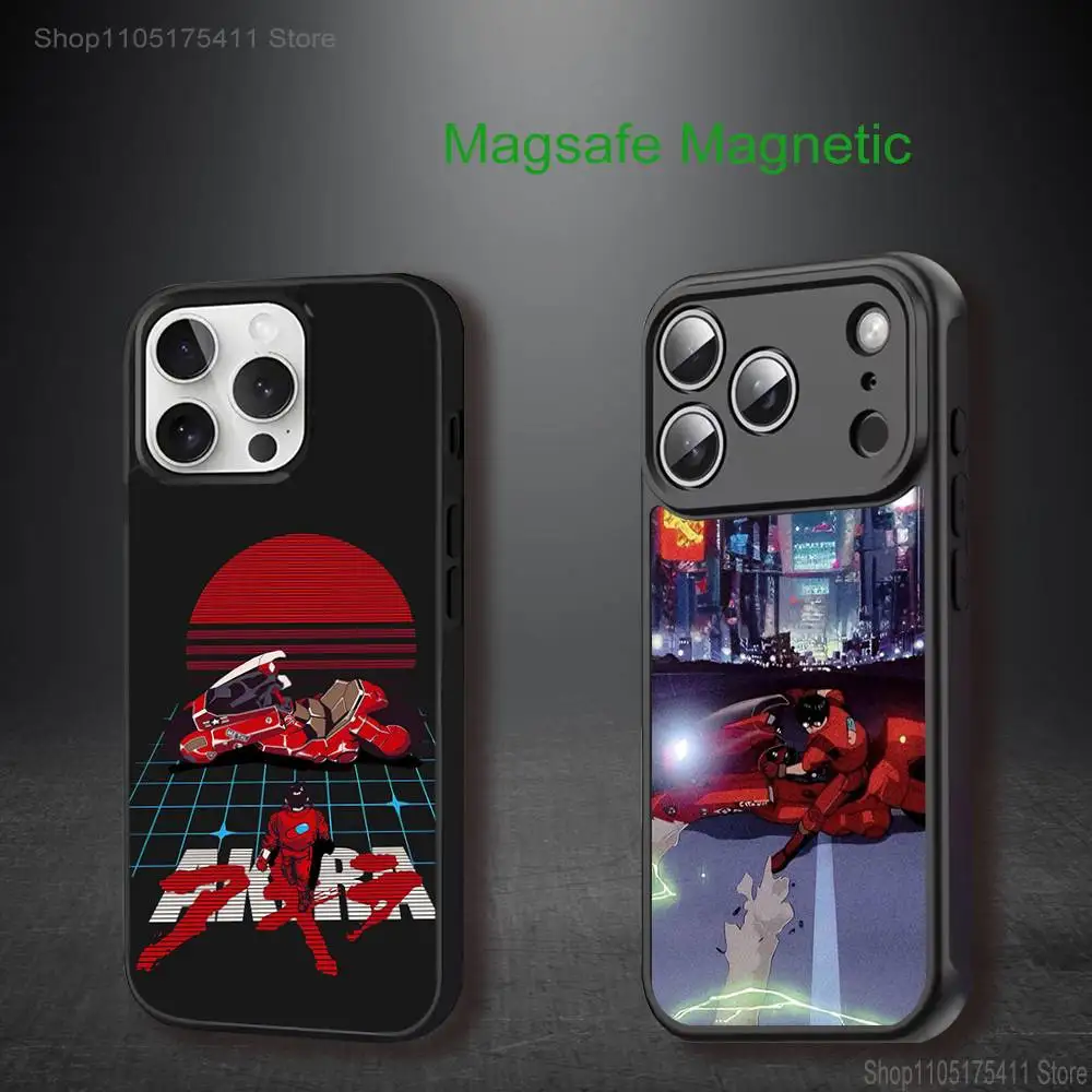 

A-AKIRA Anime Cool Phone Case For iPhone 17,16,15,14,13,12,11,Pro,Max,Plus,Mini,SE4,E Magnetic Magsafe Wireless Charging
