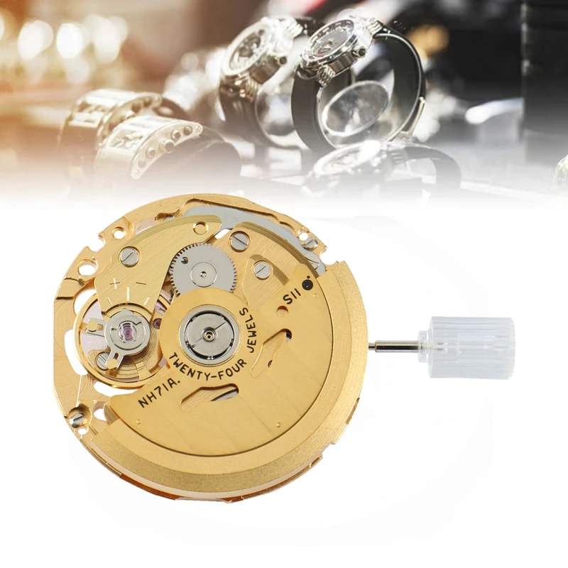 NH71/NH71A Watch Movement With Movement Lever High-Precision Automatic Mechanical Movement Replacement Watch Accessories