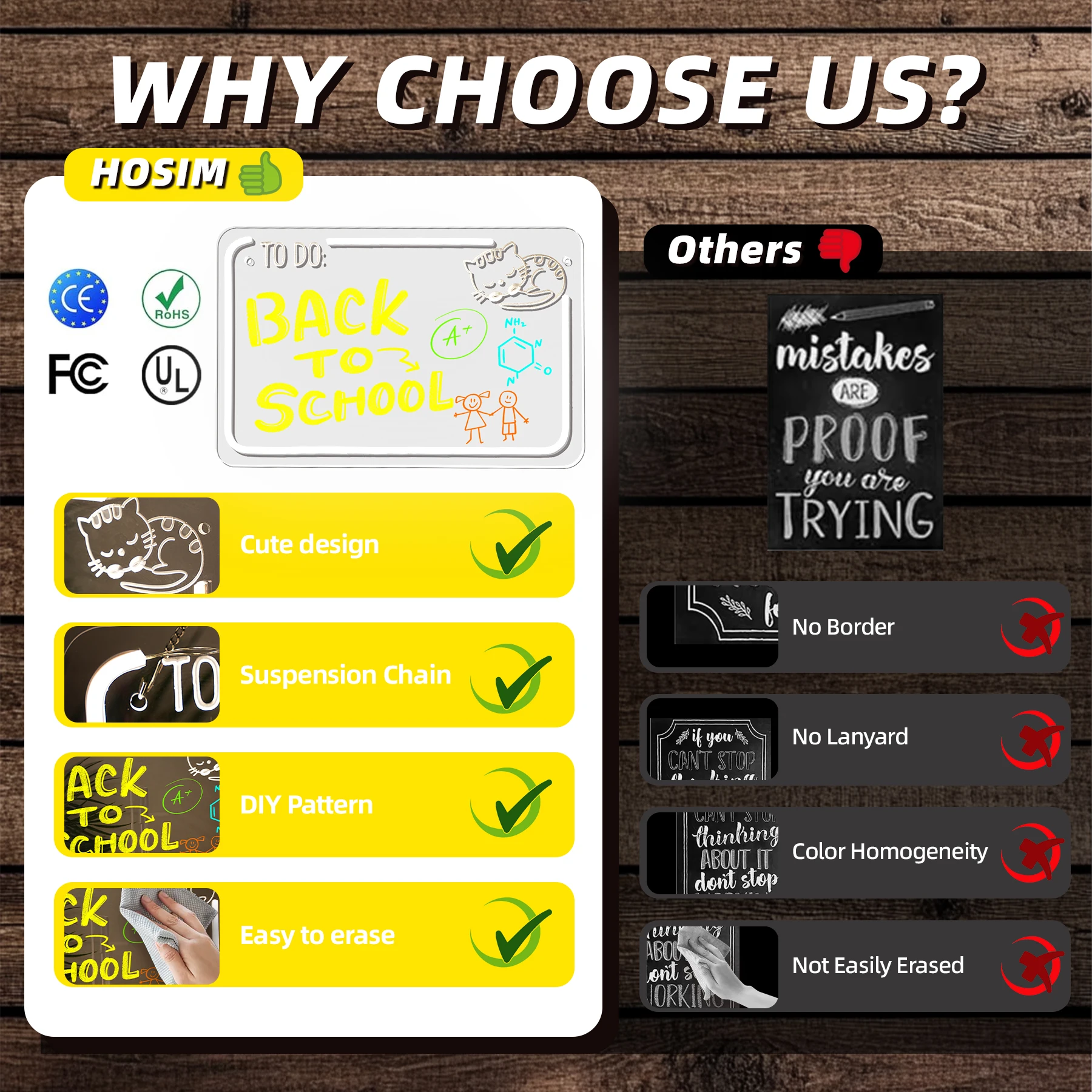 Back to School Neon Sign DIY Writing Board Light up Note Board Led Drawing Board for Office School Home for Kids Gifts 