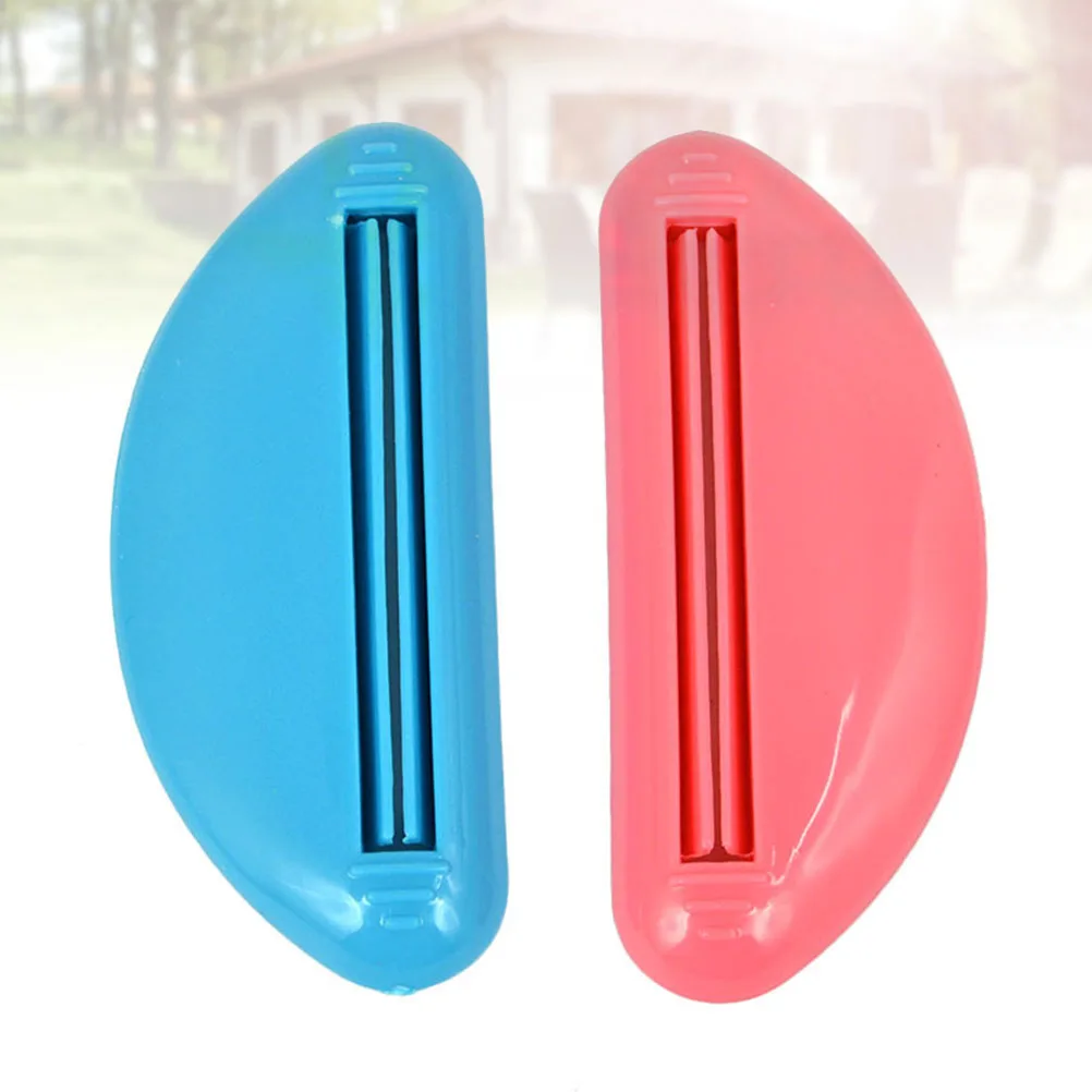 6 Pcs Toothpaste Squeezer Automatic Dispenser Countertop Toothpastes Rolling Manual Tube