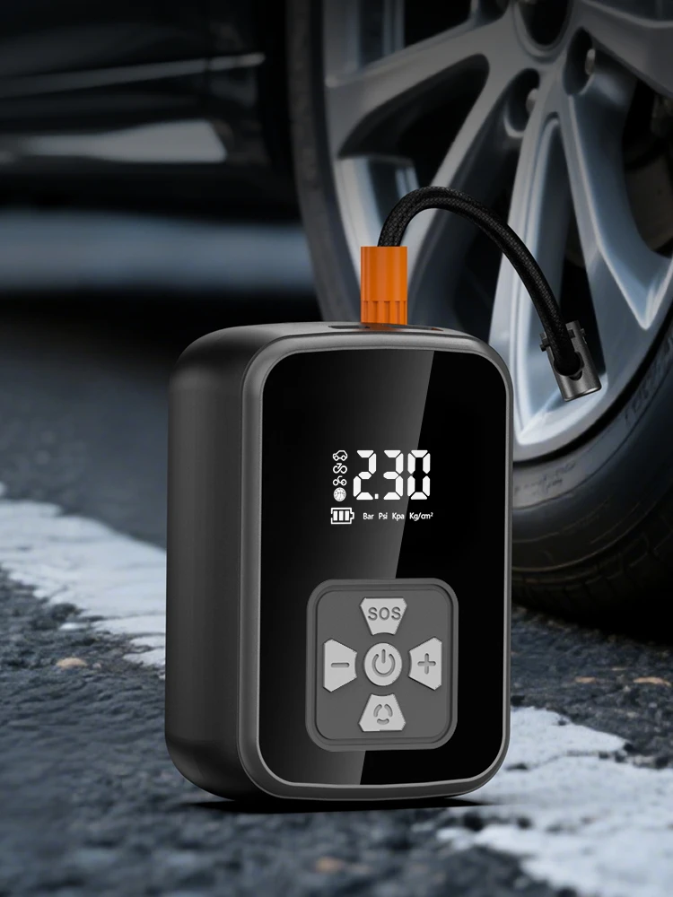 AliExpress YIJU Rechargeable Tire Inflator Electric Portable Inflator For Car Motorcycle Bicycle Air Compressor Football Ball Inflator Pump