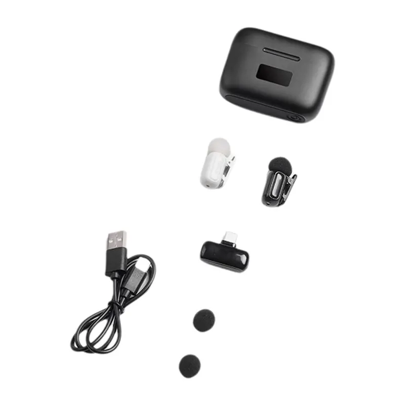 【recomendar】microfono-lavalier-wireless-a200-mini-microfono-per-la-registrazione-audio-video-per-vlog-e-live-streaming