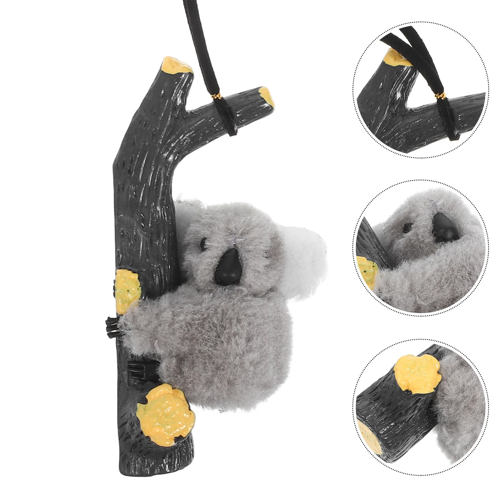 

Hanging Pendant Rearview Mirror Charm Unique Hanging Ornament for Car Interior Decorations Koala Ornament