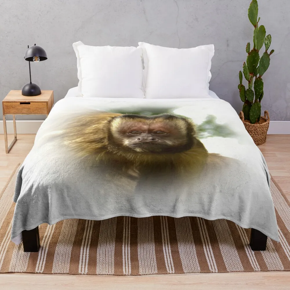 Tufted capuchin Throw Blanket blankets and throws Extra Large Throw Sofa Blankets For Sofas Blankets