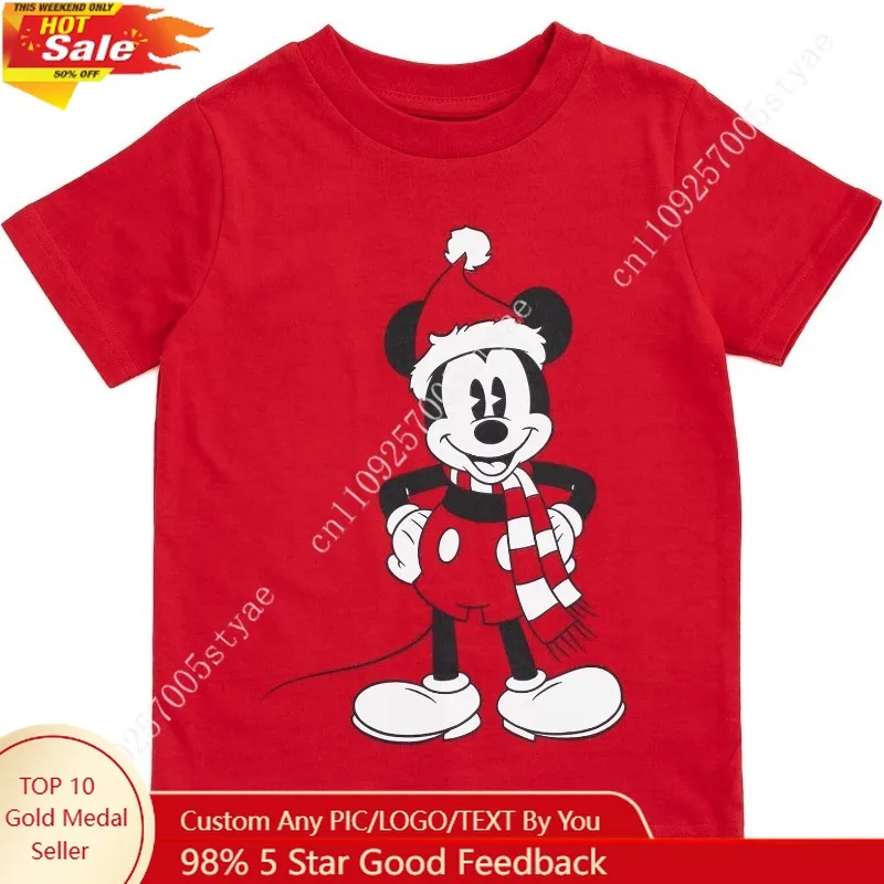 

Disney Mickey Mouse St. Patrick's July 4th Halloween Christmas Love T-Shirt Toddler to Big Kid Sizes (2T - 10-12)