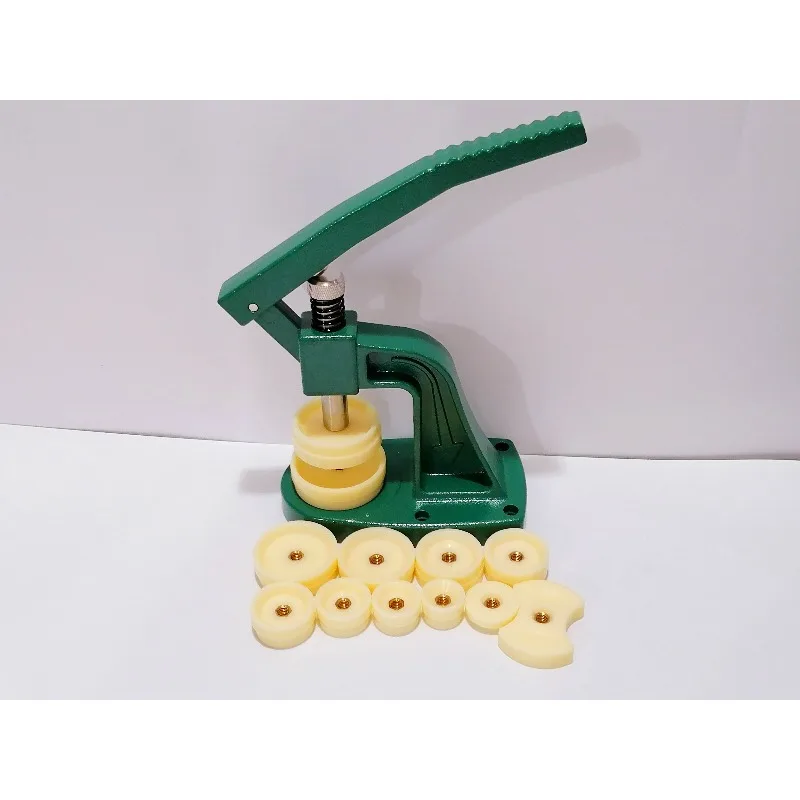 Strumento per la riparazione dell'orologio, pressa per ghiandole, pressa per contametri, coperchio posteriore della pressa dell'orologio, coperchio inferiore, pressa interamente in acciaio, stampo per manicotti in lega di alluminio